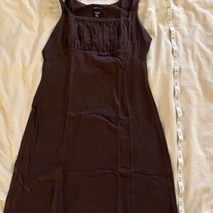 Women's Victoria's Secret ribbed rounded sleeveless dress. Medium. Brown